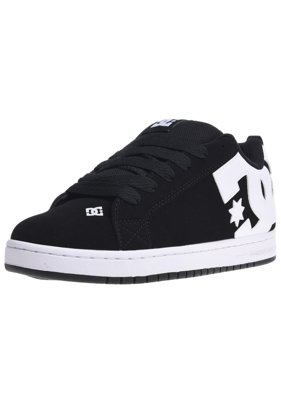 DC Shoes Rövid szárú sportcipők 'Court Graffik'  fekete / fehér