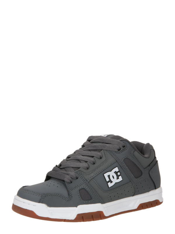 DC Shoes Rövid szárú sportcipők 'STAG'  szürke / fehér-Ár