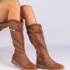 D/CEO Black cowboy boots on the block heel Abigail