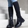 D/CEO Black insulated boots Castro