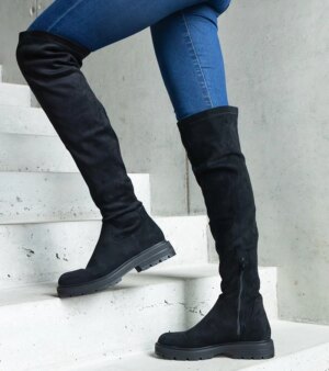 D/CEO Black insulated boots Castro