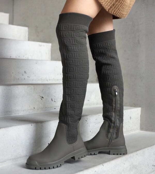 D/CEO Black insulated boots Castro