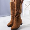 D/CEO Black patent leather insulated boots Campi
