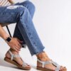 D/CEO Black sandals on a block heel Millo