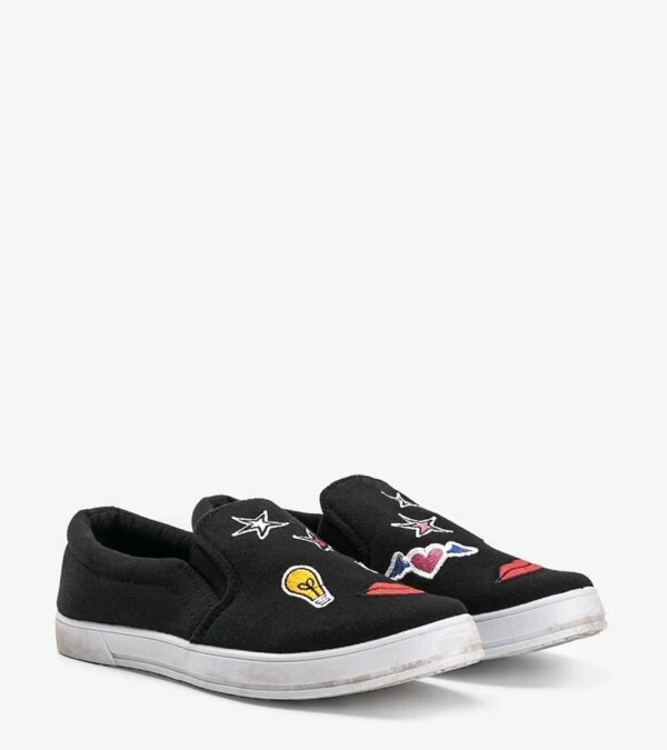 D/CEO Black slip on Anais