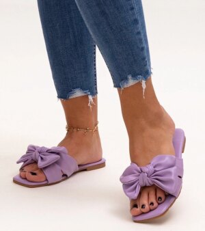 D/CEO Black slippers with fur insulated Valle