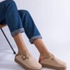 D/CEO Black slippers with fur insulated Valle