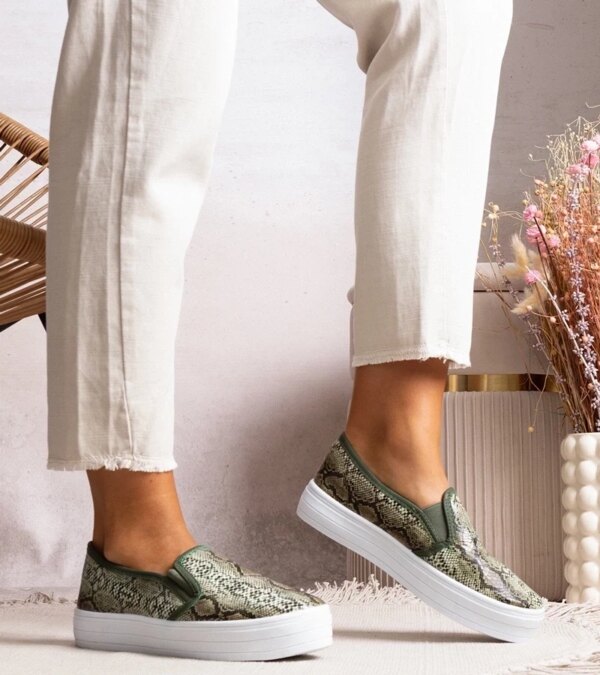 D/CEO Green trainers Slip On Irving