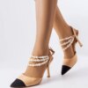 D/CEO Orange neon Lorine stiletto pumps
