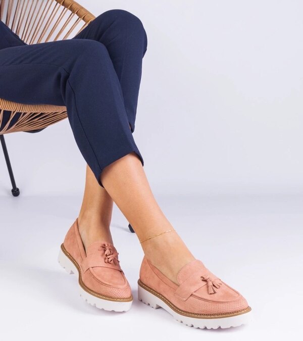 D/CEO Silver loafers Ilana