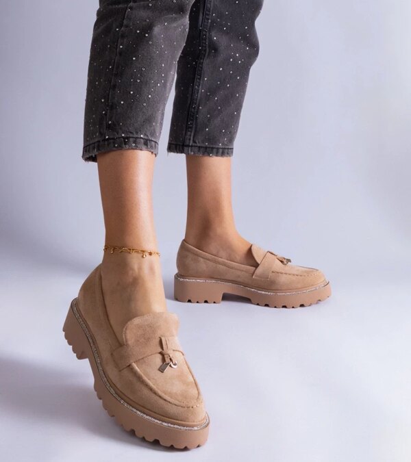 D/CEO Silver loafers Ilana