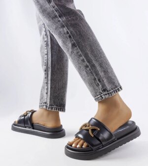 D/CEO Silver loafers Ilana