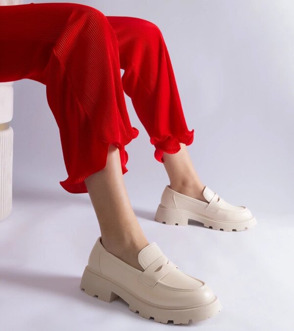 D/CEO Silver loafers Ilana