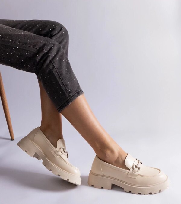 D/CEO Silver loafers Ilana