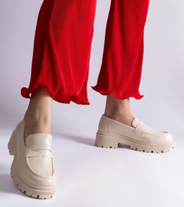 D/CEO Silver loafers Ilana