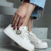 D/CEO White trainers Justar