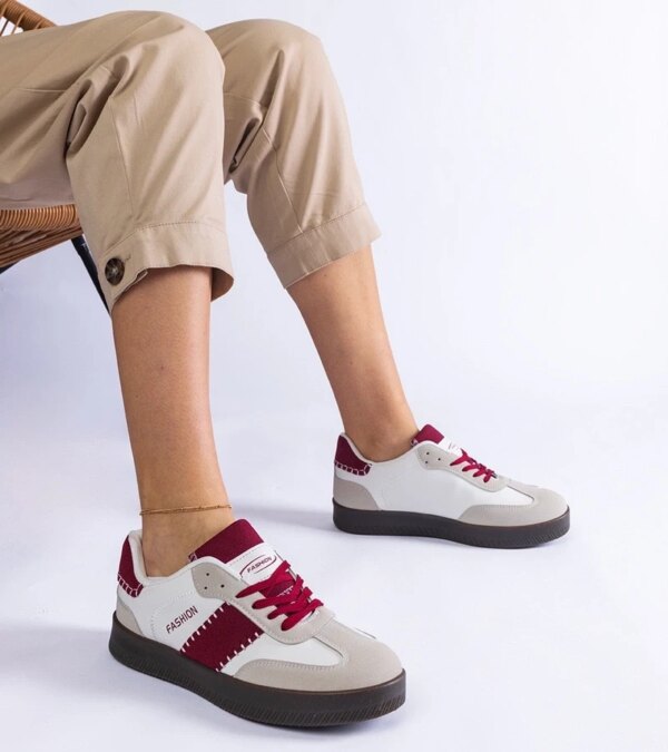 D/CEO White trainers Justar