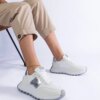 D/CEO White trainers Justar