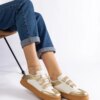 D/CEO White trainers Justar