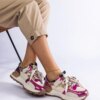 D/CEO White trainers Justar