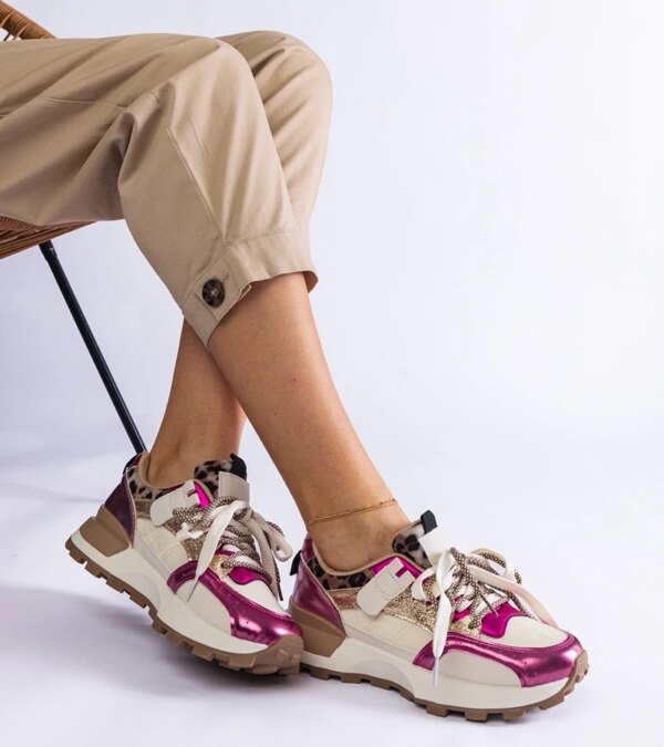 D/CEO White trainers Justar
