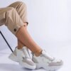 D/CEO White trainers Justar