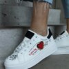 D/CEO White trainers Justar