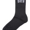 DEF College Socks Black