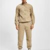 DEF Elastic tracksuit beige