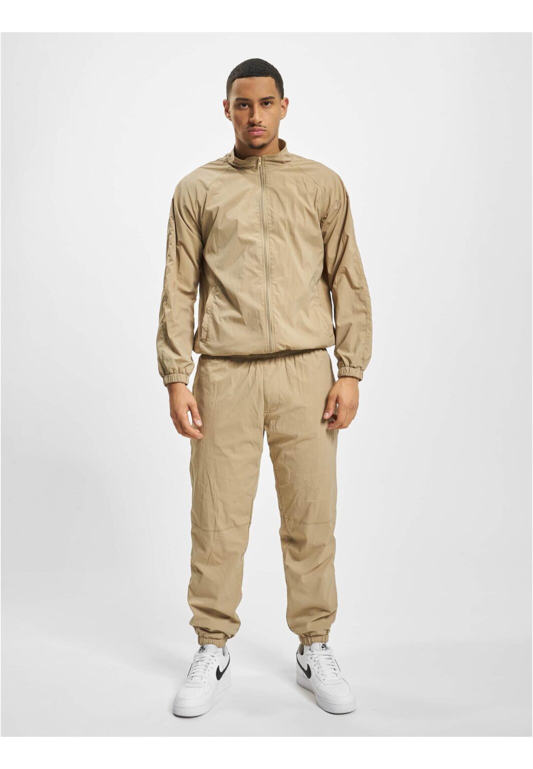DEF Elastic tracksuit beige