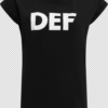 DEF Póló 'Sizza'  fekete / fehér-Hungary