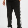DEF Side Stripe Jogger Black