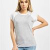 DEF T-shirt Niko light grey/white