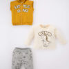 DEFACTO 3 piece Regular Fit Knitted Set
