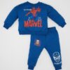 DEFACTO Baby Boy 2-Piece Set Marvel Comics Crew Neck Sweatshirt Elastic Waist Jogger Tracksuit Bottoms