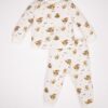 DEFACTO Baby Boy Disney Winnie The Pooh Long Sleeve Top Long Bottom Cotton Pajama Set