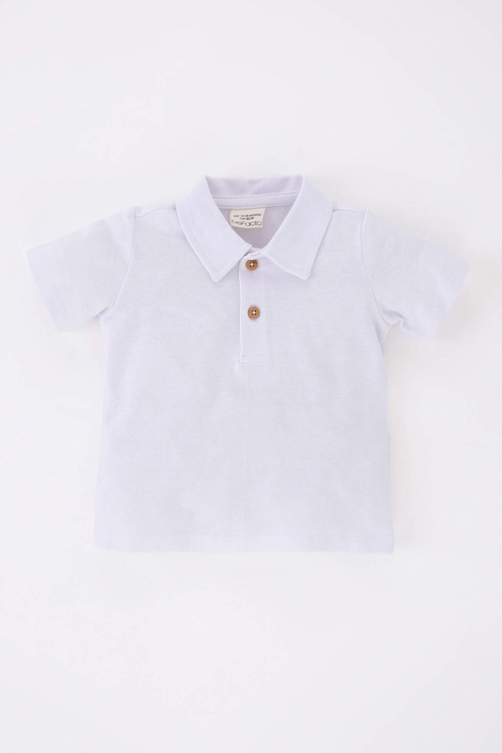 DEFACTO Baby Boy Regular Fit Pique Short Sleeve T-Shirt