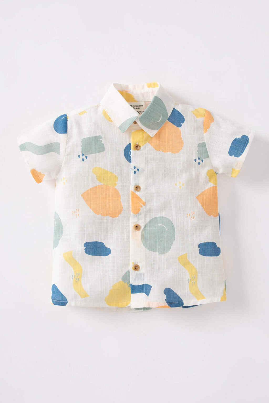 DEFACTO Baby Boy Shirt Collar Short Sleeve Shirt