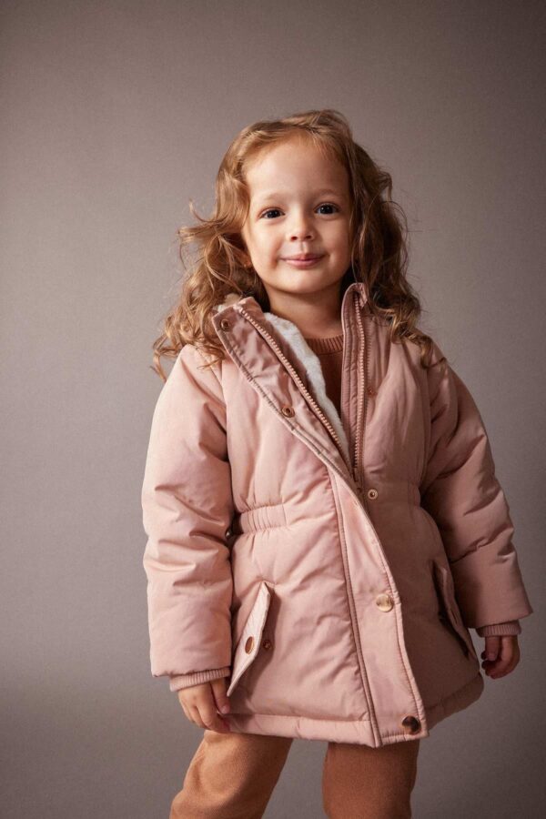 DEFACTO Baby Girl Hooded Waterproof Coat