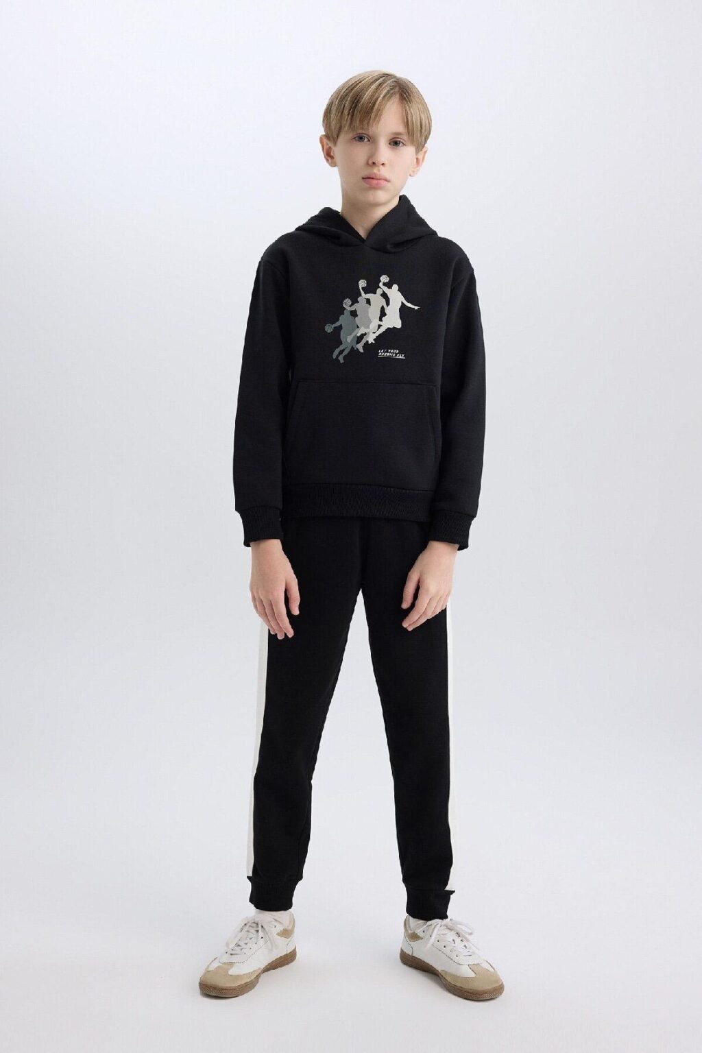 DEFACTO Boy Regular Fit Thick Sweatshirt Fabric Trousers