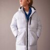 DEFACTO Boy Water Repellent Reflective Printed Hooded Fleece Lined Long Coat