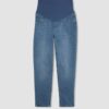 DEFACTO Boyfriend Ripped Detailed High Waist Straight Leg Long Maternity Pants