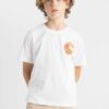 DEFACTO Boy's Crew Neck Printed Short Sleeve T-Shirt