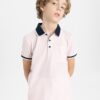 DEFACTO Boys Pique Short Sleeve Polo T-Shirt