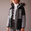 DEFACTO Boy's Water Repellent Hooded Detachable Faux Für Fleece Lined Puffer Coat