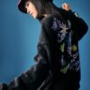 DEFACTO Coool Smileyworld Oversize Fit Crew Neck Thick Wash Faded Effect Sweatshirt