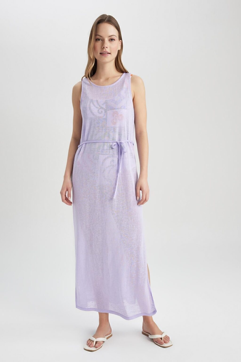 DEFACTO Fall In Love Mesh Look Beach Dress