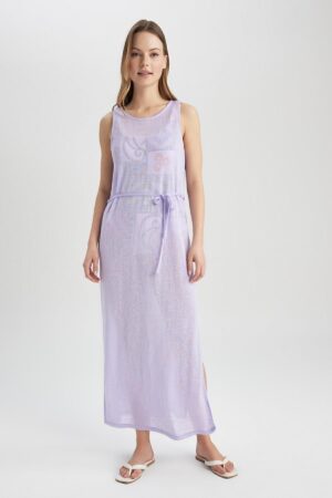 DEFACTO Fall In Love Mesh Look Beach Dress