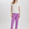 DEFACTO Fall In Love Regular Fit Casual Heart Patterned Pajama Bottoms