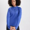 DEFACTO Fit Standard Fit Collar Printed Long Sleeve T-Shirt
